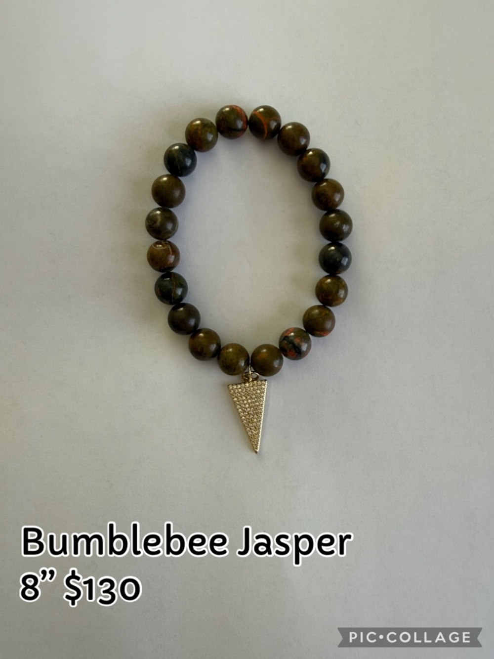 Bombshell beads bracelet